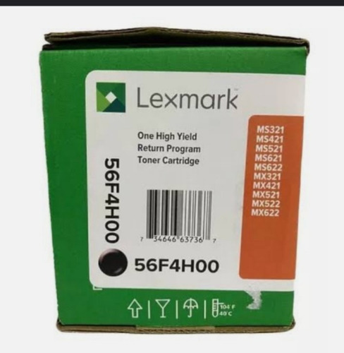 Toner 56f4h00 Lexmark Original 