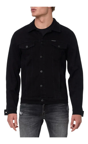 Jaqueta Jeans Calvin Klein  Masculina Infinite Black Casual 