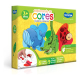 Quebra Cabeça Explorando As Cores Jogo Infantil 3162 Toyster