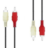 Cable Rca A Rca Alta Calidad 2x2 De 1.5 Metros Para Audio 
