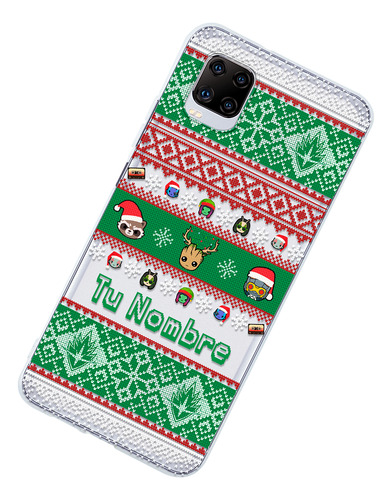 Funda Para Zte Guardianes Galaxia Ugly Navidad Con Tu Nombre