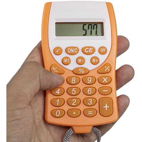 Mini Calculadora Bolso Escola Office Pequena 08 Dígitos Top