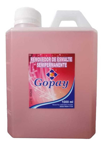 Removedor De Esmalte Semipermanente 1000 - mL a $47