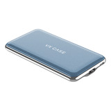 Bateria Externa Diamond Wireless Vx Case 10.000mah Azul