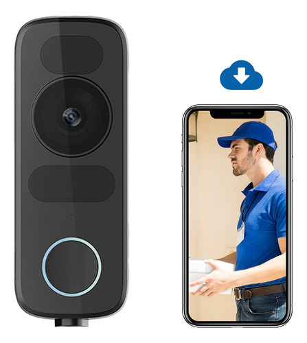 Venz Cámara De Video Wifi Para Puerta Visión Nocturna Ir