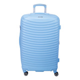 Mala Grande 32kg Para Viajar Despachar Resistente 360 Azul