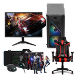 Pc Game Completo I5 Ssd 240gb 16gb 21,5 + Kit Gamer+ Cadeira