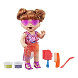 Muñeca Baby Alive Sunshine Snacks Brown Hair 30cm