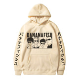 Sudadera Con Capucha Anime Banana Fish, Tops Acogedores, Sud