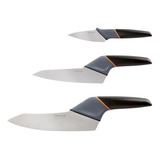 Set De 3 Cuchillos De Cocina Summit Knives Fiskars 
