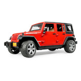Bruder 02525 - Jeep Wrangler Unlimited Rubicon, Color Rojo