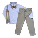 Roupa Para Casamento Batizado Festa Pajem Infantil Masculina