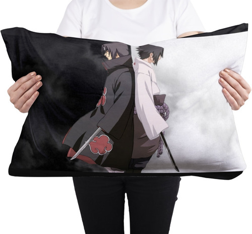 Cojin Almohada Sasuke Itachi Diseño Unico Naruto Anime Arte