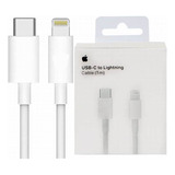 Cable C A Lighting Original Un Metro Para iPhone 11 12 13 14