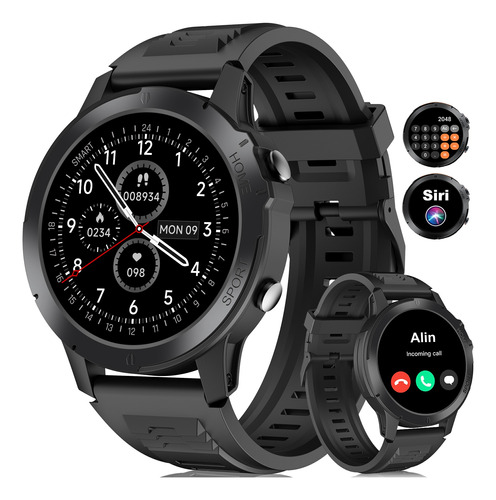 Smartwatch Reloj Inteligente Hombre Bluetooth Llamada Voz Ai