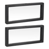 Exhibidor Joyas Flotante 3d, Pack De 2 Negros