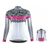 Maillot Mujer Jersey Manga Larga Camiseta Ciclismo Mujer