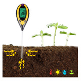 4-em-1 Teste De Solo Ph Umidade Medidor De Temperatura Luz T