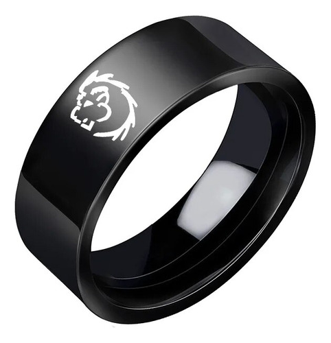 Anillos De Pareja Con El Logotipo De Leo Con Grabado Simple