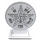 Tetragrammaton Placa Decorativa De Mesa Em Mdf