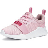 Tenis Puma Kids Niña Rosa 689-35