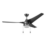 Ventilador De Techo Fenix Led 3 Aspas Gunmetal 52pul Coolfan