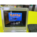 Consola Gameboy Advance Sp Doble Brillo Con Pokemon Silver