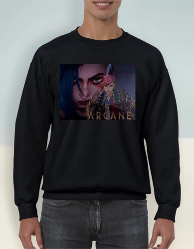 Hoodie Suéter Vi Jinx Arcane League Of Legends