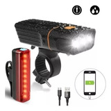 Lámpara Led T6 Recargable 1000 Lm Impermeable Para Bicicleta