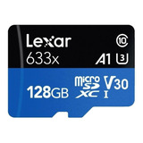Micro Sdhc / Sdxc / Uhs-i 128 Gb Lexar 633x  Blue Series