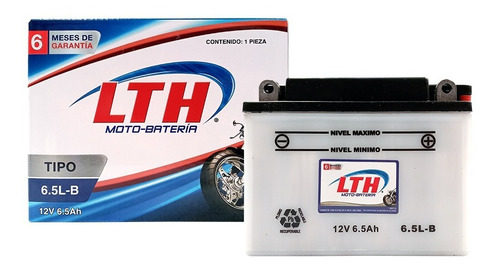 Bateria Lth Moto Italika 125z Dm125 Dt125 Ft125 6.5l-b