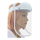 Protetor Facial Branco Lente In Ca Face Shield Policarbonato