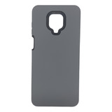 Funda Estuche Rígido Antigolpes Para Redmi Note 9s Gris