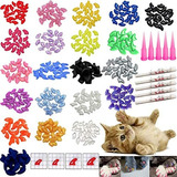 Victhy 100 Pcs Gato Suave Para Mascotas Tapas De Uñas Patas