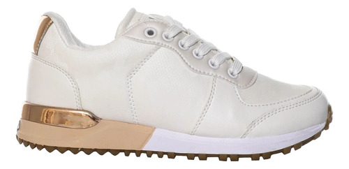 Tenis Deportivo Blanco X Camuflado Para Mujer Ta460 Zavatty