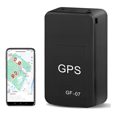 Mini Localizador Rastreador Gps Auto Tracker GF-07 Color Negro | Meses sin interés