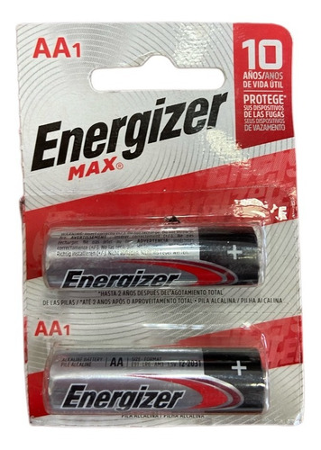 Pack 4 Pilas Aa Max Alcalinas Energizer 