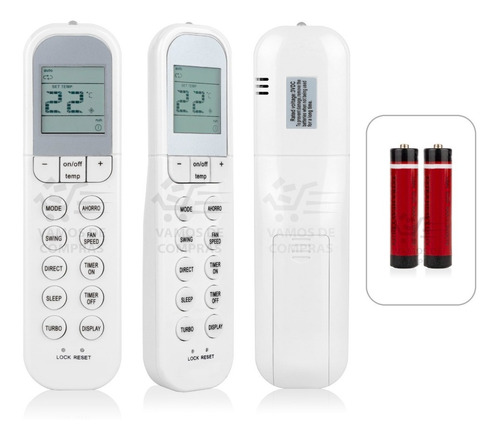 Control Minisplit Aire Ac Mirage X2 X Max X Life Rg36b4/bge