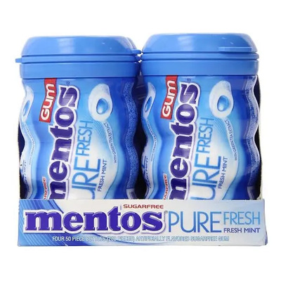 4 Pack Chicles Mentos Pure Fresh 50 Piezas C\u002Fu | Envío gratis
