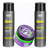 Kit 2 Shampoo Force+ Controla Queda + Pomada Efeito Molhado