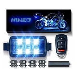 Nineo 8 Piezas Kit De Luces De Tira Led Rgb Para Motocicleta