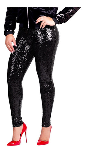 Youmu Leggings Sexys Ajustados Con Lentejuelas De Talla