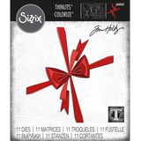 Scrapbooking Troqueles Sizzix Tim Holtz Bowtied Moño Navidad