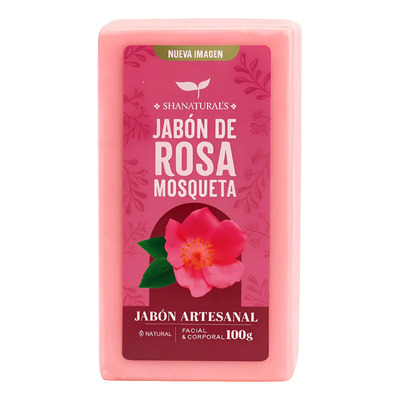 Jabón Artesanal De Rosa Mosqueta Vegano Natural 100gr | Meses sin interés