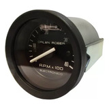 Reloj Tacometro Diesel 4.000 Rpm Negro Diametro: 52mm