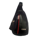 Morral Bandolera Mochila Cruzada Ecocuero Unisex Viaje