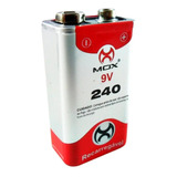 Bateria Recarregável 9v 240mah Mox Mo-9v240 Microfone/brinqu
