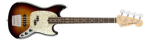 Fender American Performer Mustang Bass, 3 Colores Sunburst, 