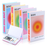 Juego De 4 Libros Decorativos Aura Gradient Aura Angel Para 