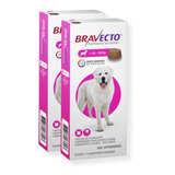 Bravecto Combo 2 Unid 1400mg Comprimido Cães De 40 A 56kg
